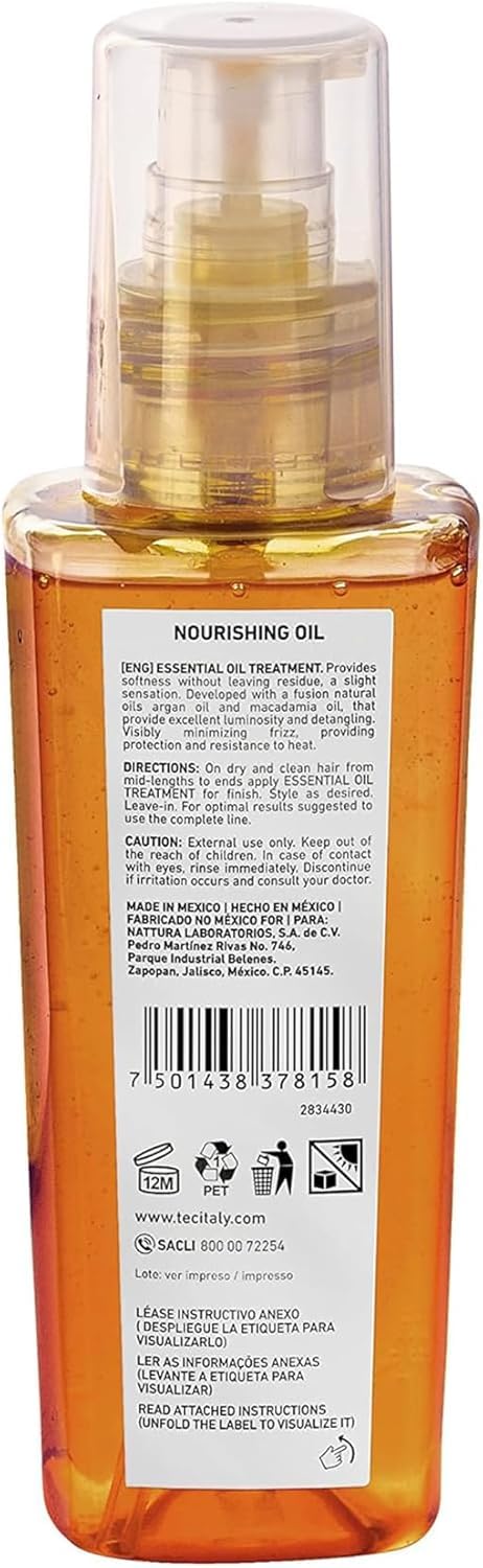 Essential Oil Hair Treatment - Lightweight Nourishing Hair Oil for All Hair Types | Smooths, Hydrates, Adds Shine - 4.22 fl oz