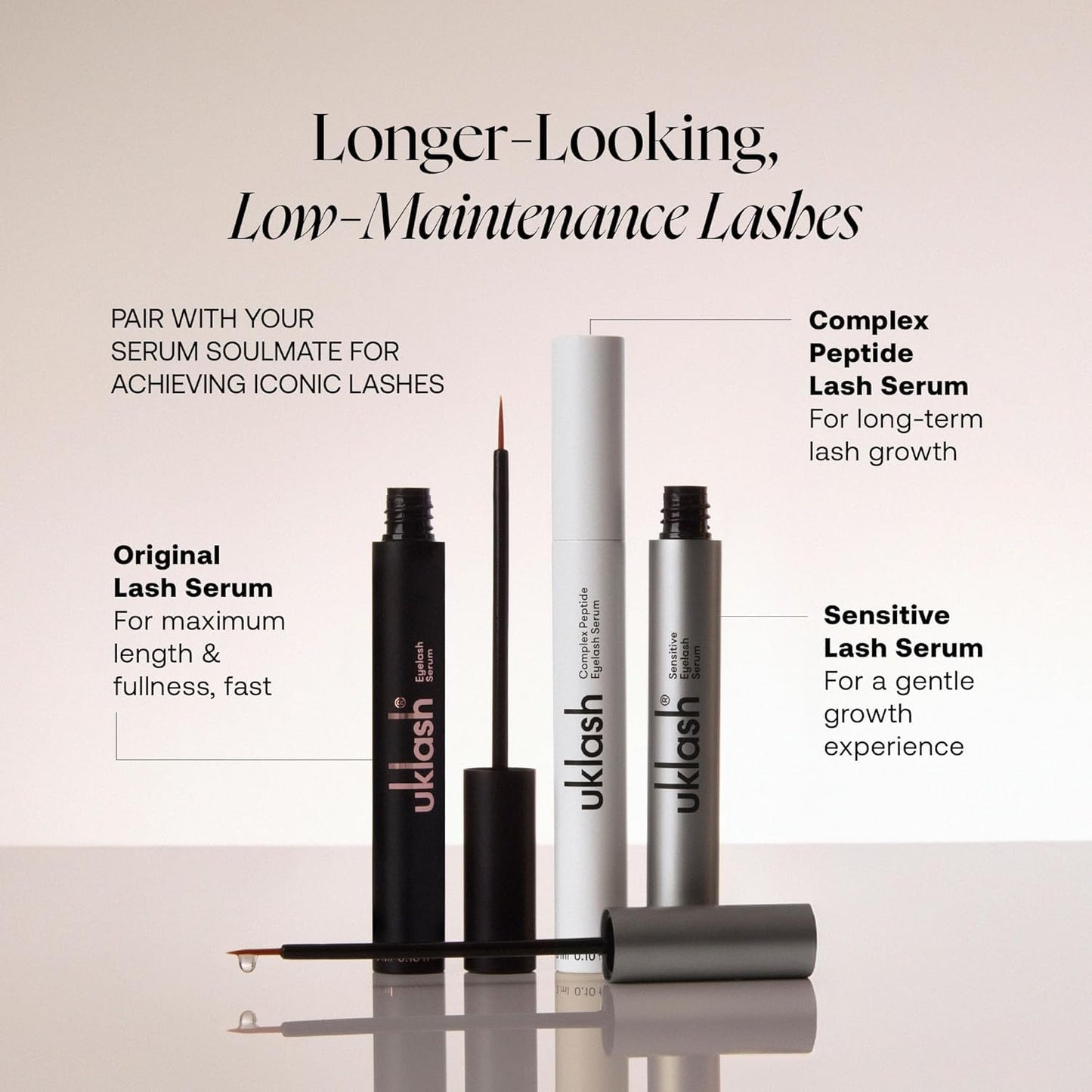 UKLASH Tubing Mascara - Waterproof and Smudge-Free Formula for Longer-Looking and Volumised Lashes - Gentle Removal for Damage-Free Lashes - Americano Black or Brown Shades, 0.24 oz
