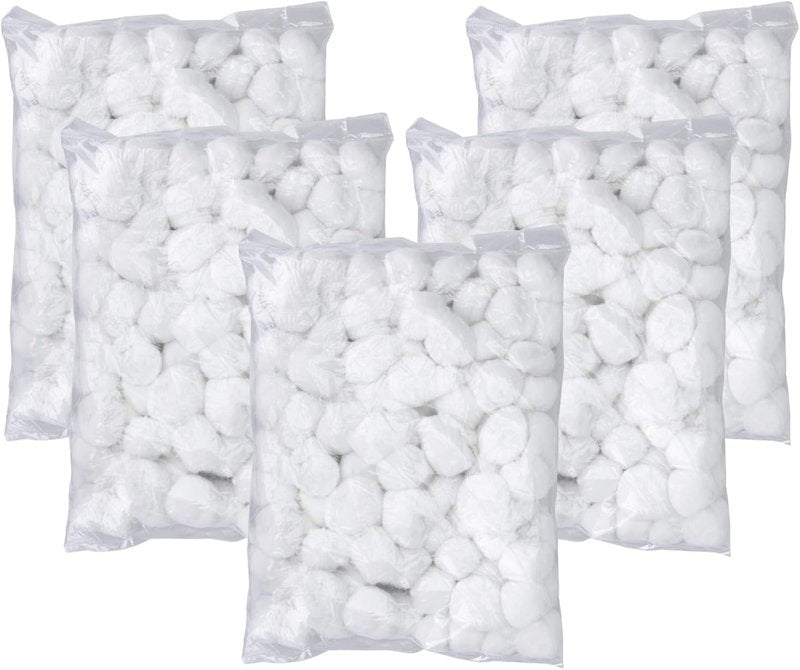 Hedume Jumbo Cotton Balls - 500 Count Biodegradable, Organic & Absorbent | Fragrance-Free, Chlorine-Free