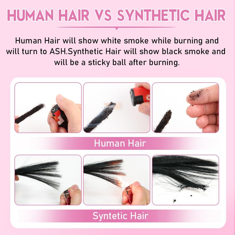 6 Inch 0.4cm Diameter Real Human Hair Thin Locs Extensions 30 Strands/Pack Handcrafted Permanent Dreadlocks Natural Soft Texture for Black Women & Men Styling