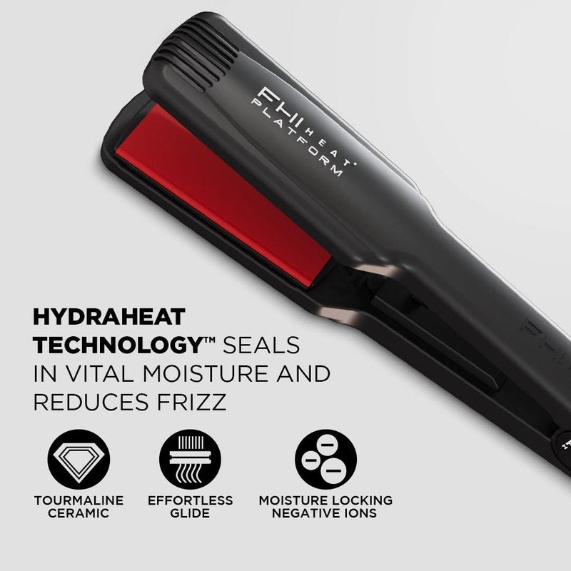 FHI HEAT Platform Pro Styling Tourmaline Hair Straightener for All Hair Types, 1 3/4 Inch