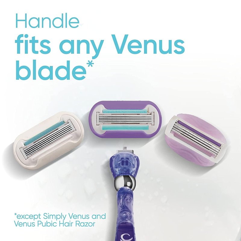 Gillette Venus Swirl Women's Razor - Precision Blades for Smooth Shaving