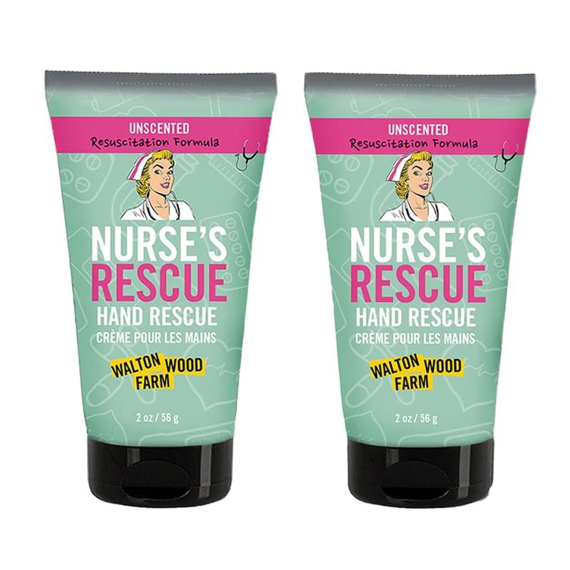 Hand Cream - Nurse's Rescue 2 oz | Moisturizing & Nourishing Formula (2 Pack)