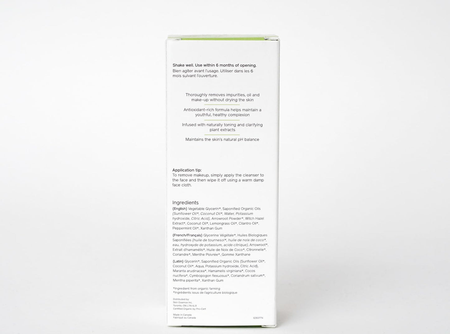 Skin Essence Organics Fresh Facial Cleanser