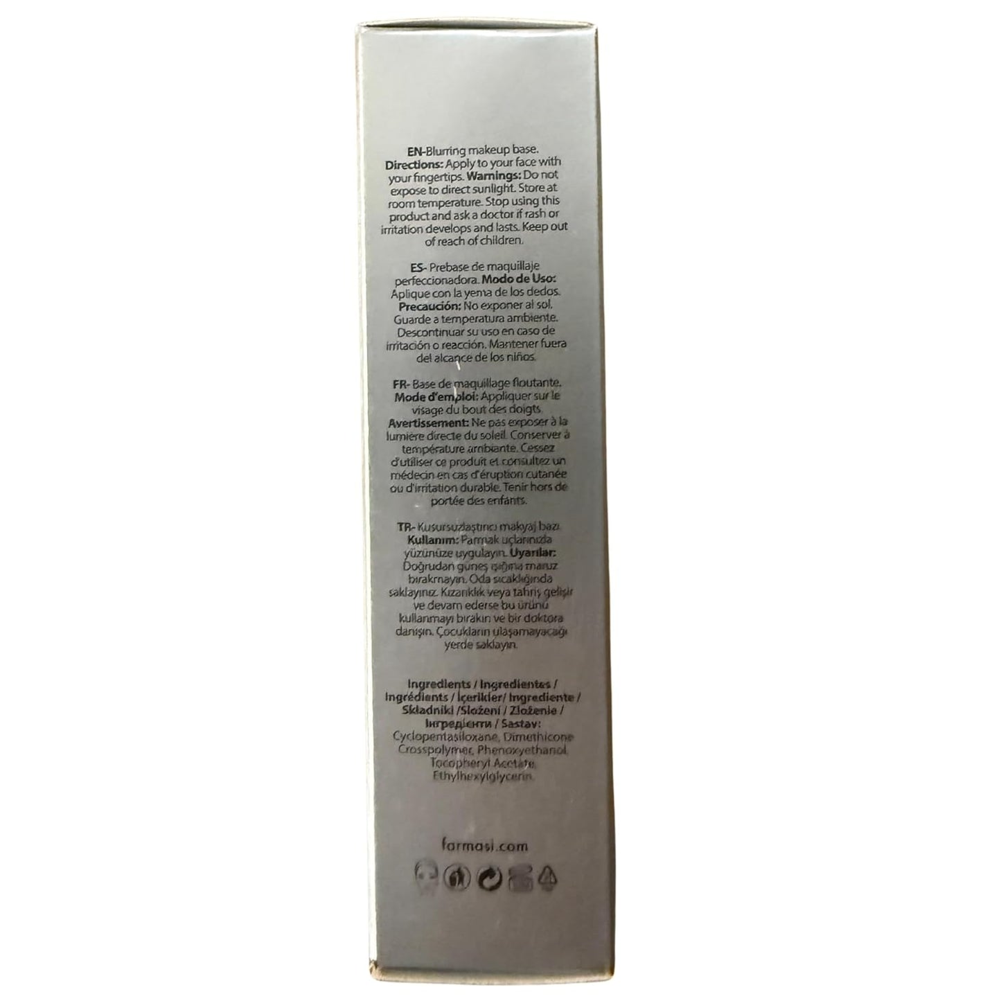 FARMASi VFX Pro Blur Makeup Primer - Smoothing Oil-Free Face Base for Pores & Fine Lines | 0.85 fl oz