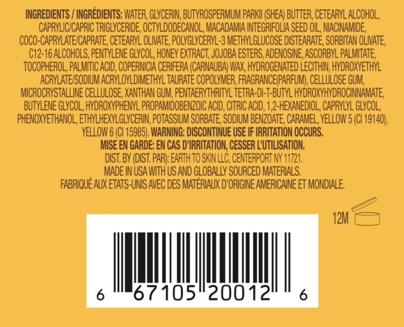 Manuka Honey Night Cream - Hydrating Face Moisturizer for Dry & Sensitive Skin | Shea Butter & Macadamia Oil, 2.0 fl oz