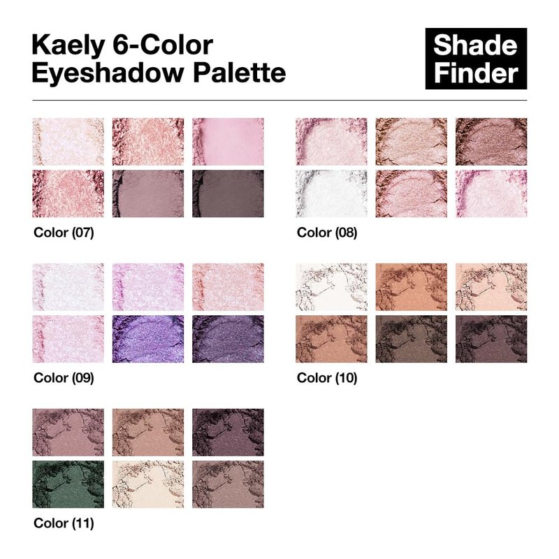 evpct 6 Colors Mauve Eyeshadow Palette Matte, Mauve Taupe Rosy Brown Eggplant Purple Forest Green Vanilla Nude Brown High Pigment Mini Travel Eye Shadow Palette Makeup for Older Women, Built in Mirror