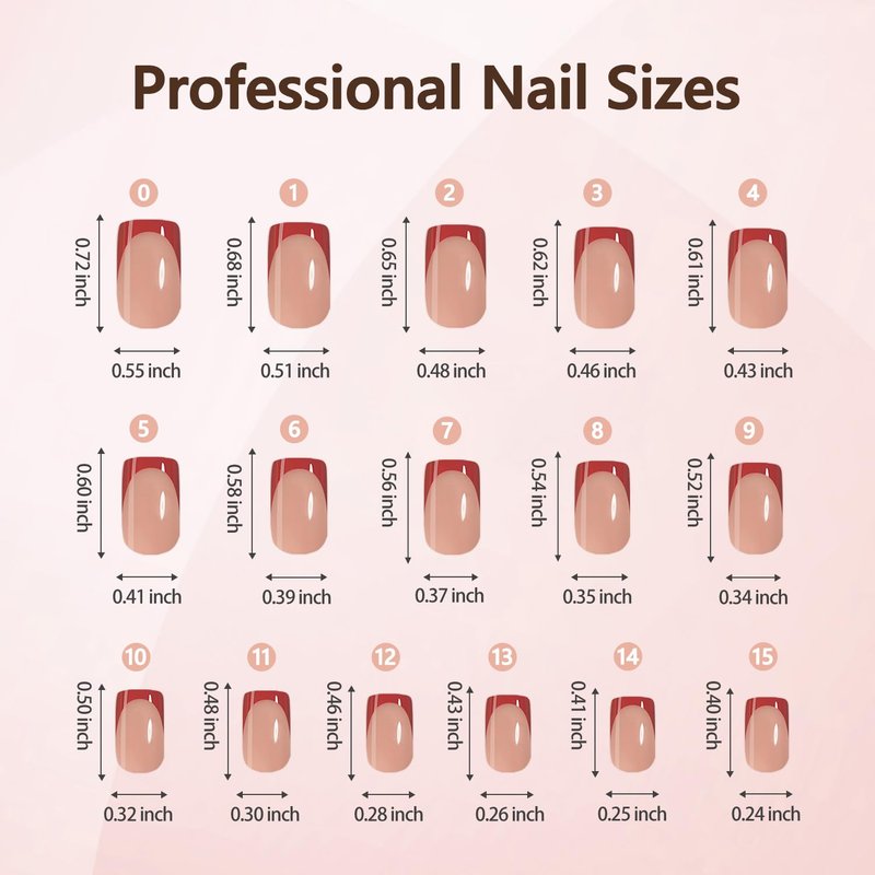 French Tip Press On Nails - 600 Pcs Short Square Gel Nail Tips | 20 Colors Starter Kit with UV Lamp & Gel Glue