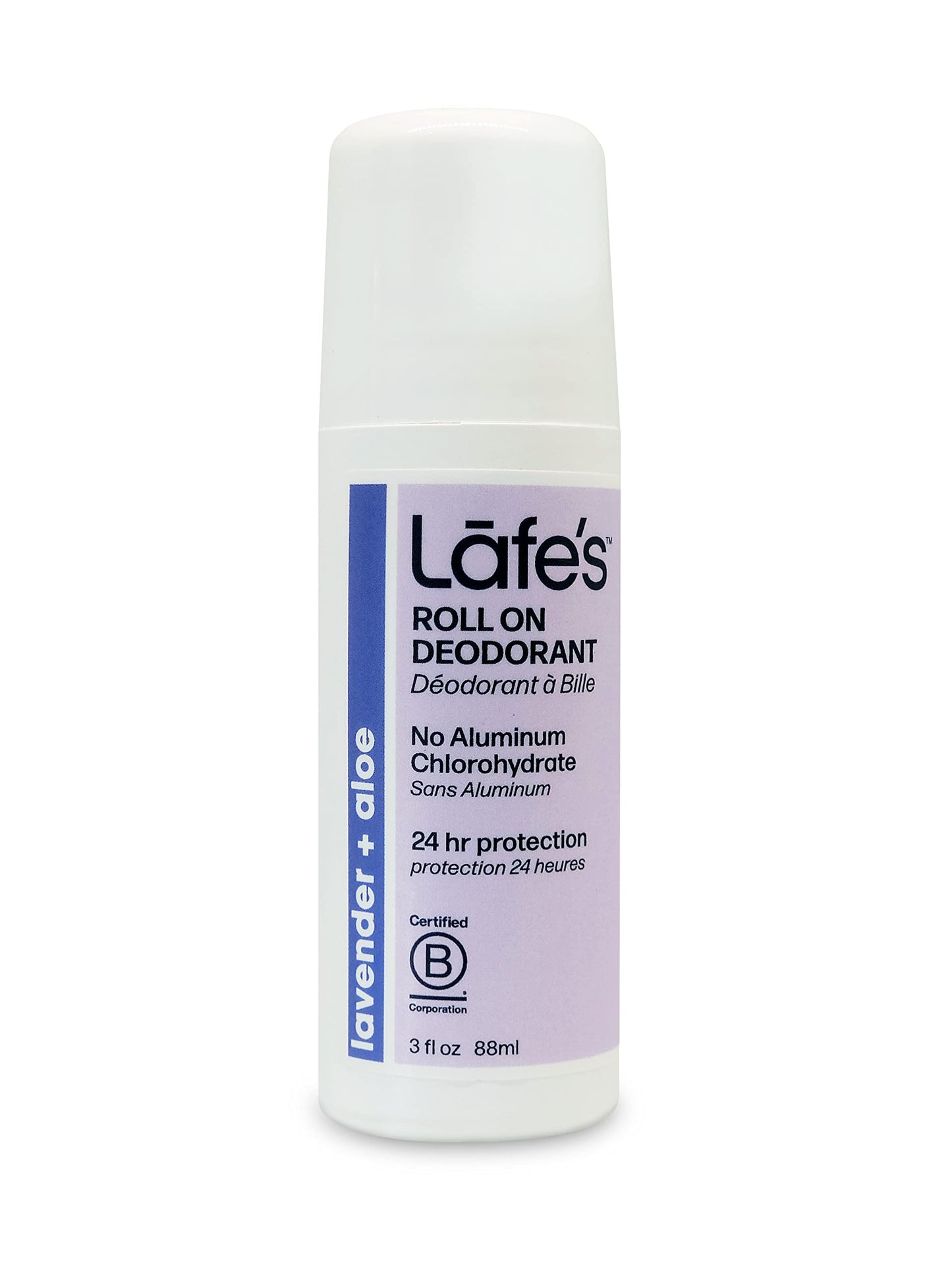Lafe's Natural Deodorant | 3oz Roll-On Aluminum Free Natural Deodorant Variety | Cedar & Lime - Lavender & Aloe - Rose & Coriander | 3 Pack