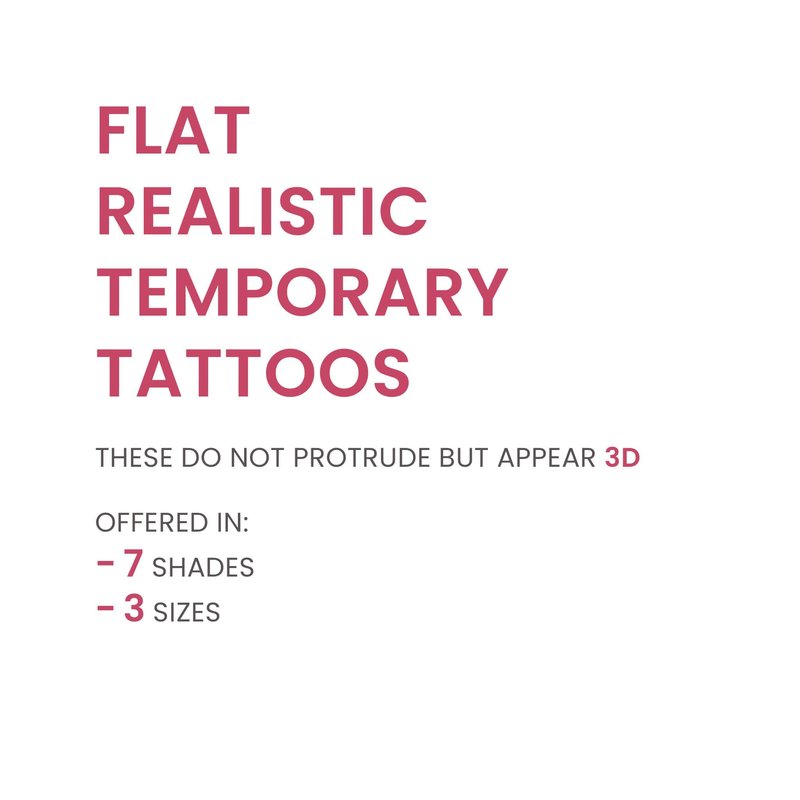 TataTattoos Temporary Realistic Nipple/Areola Tattoos – Non-Surgical for Mastectomy Recovery – for Post Breast Cancer Surgery (Cream, Small (Pack of 20))