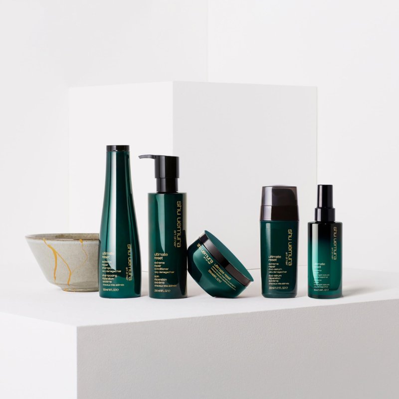 shu uemura art of hair Ultimate Reset Duo Serum For Damaged Hair - Dual Action Serum, Strengthens and Prevents Breakage, Reduces Frizz, 1.01 Fl Oz
