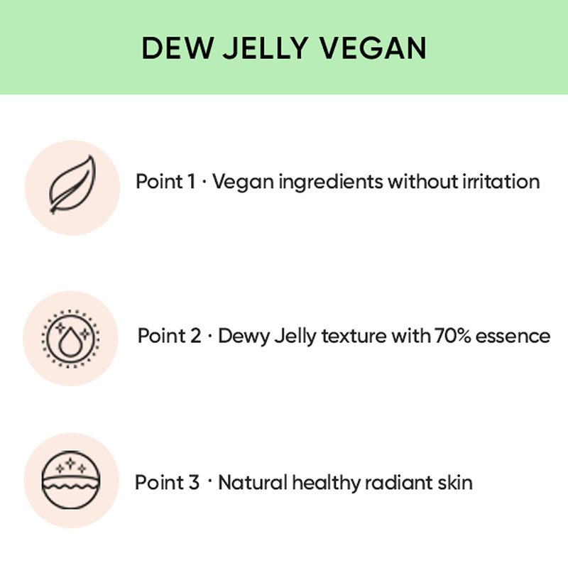 AMUSE SEOUL Dew Jelly Vegan Cushion Foundation (1.5 CLEAR) - Full Coverage, Dewy Glow Finish, Lightweight, Long Lasting, Firming Texture, All Skin Types, Vegan, Korean Makeup