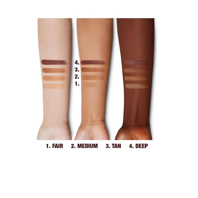 Charlotte Tilbury Airbrush Matte Bronzer - Smoothing Powder for Flawless Skin | Refillable with Silky Mica & Hyaluronic Acid