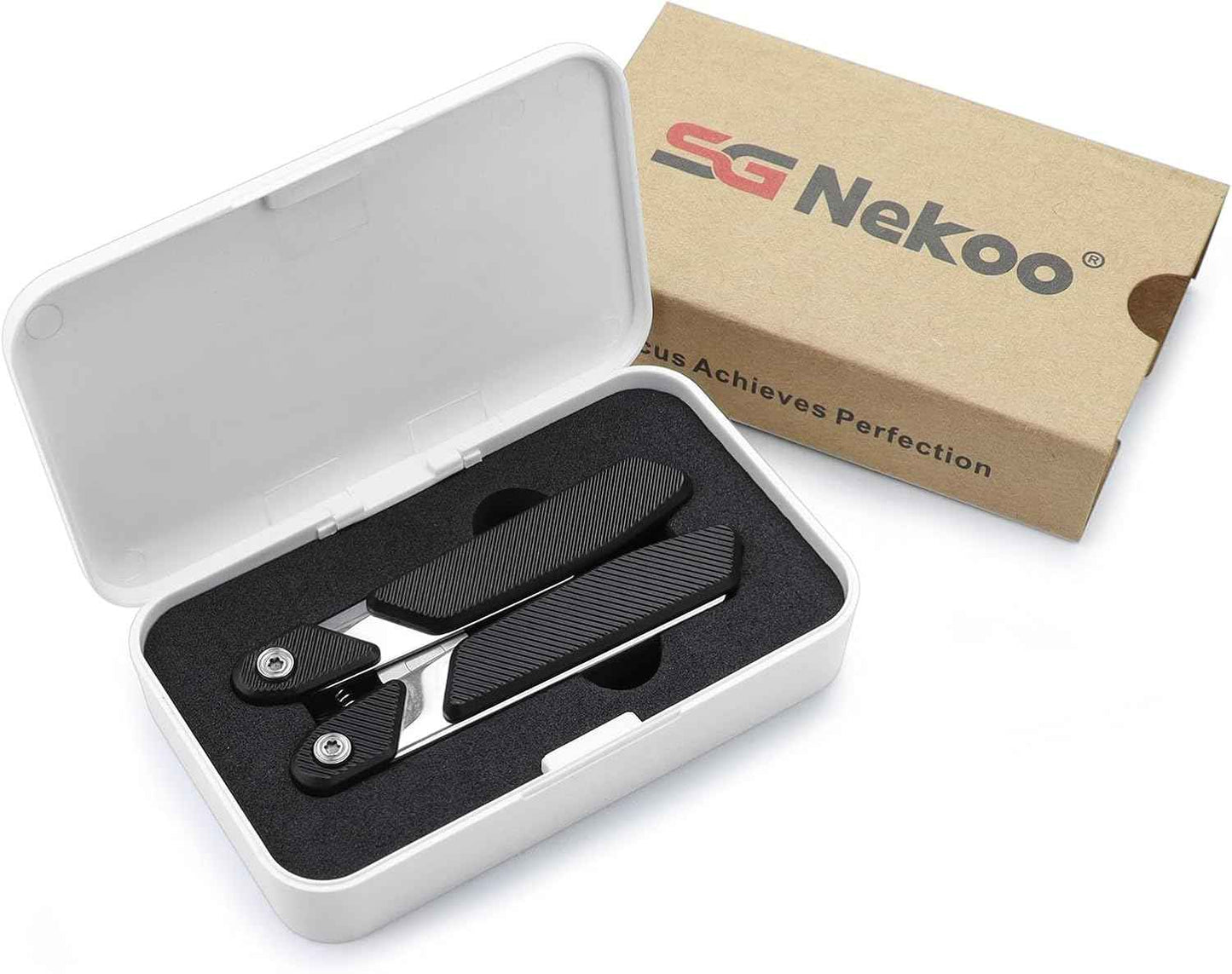 Heavy Duty Nail Clippers for Thick & Ingrown Toenails - Portable Folding Design for Men & Seniors