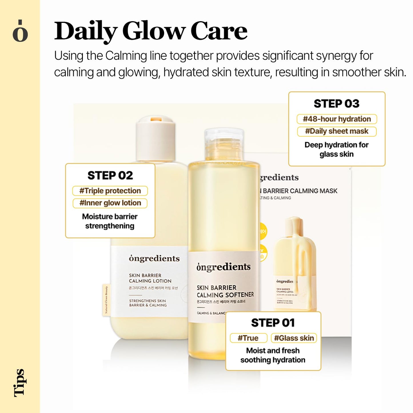 ONGREDIENTS Skin Barrier Lotion + Calming Toner I Hydrating, Soothing, Calming, Skin Barrier Care for Dry, Sensitive Skin I Vegan, Korean Skin Care