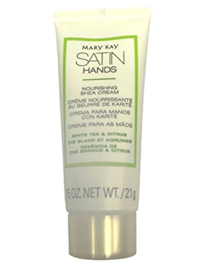 Set of 3 Mary Kay White Tea & Citrus Satin Hands Nourishing Shea Cream .75 oz Travel Size