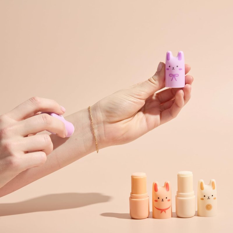 TONYMOLY Juicy Bunny Solid Perfume Stick for Women - Long-Lasting Fruity Floral Scent | Travel Size K-Beauty Gift