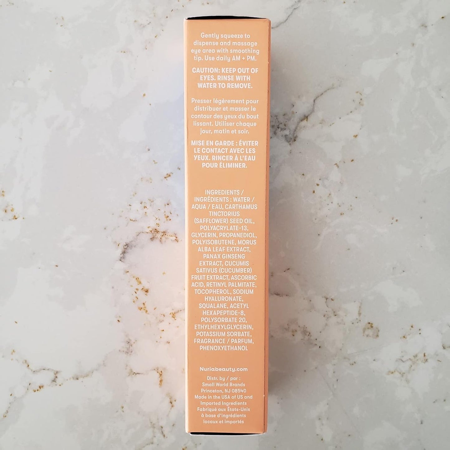 Nuria Defend Triple Action Eye Cream - Reduce Dark Circles & Puffiness | Nourishing Ginseng & Mulberry, 15mL/0.5 fl oz
