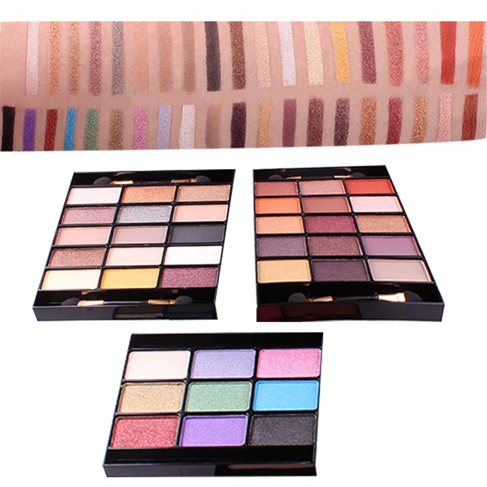 Joyeee All-in-One Makeup Gift Set Travel Makeup Kit Complete Starter Makeup Bundle Lipgloss Lipstick Concealer Blushes Powder Eyeshadow Palette Cosmetic Palette for Teen Girls & Adults #14
