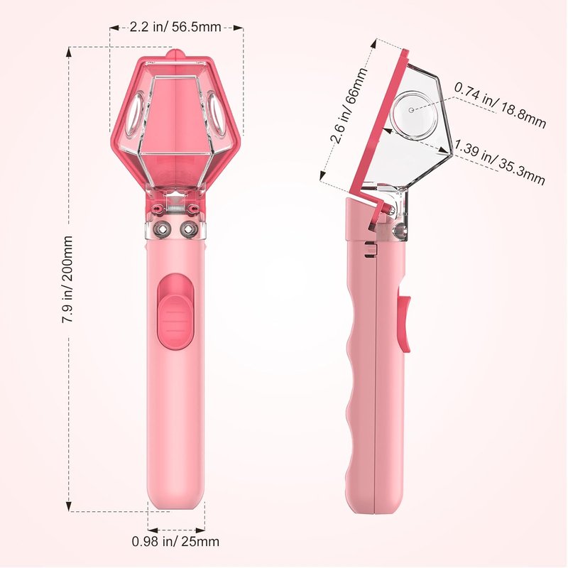 Insect Catcher Kit for Kids - STEM Bug Trap with 6X Magnifier | Indoor/Outdoor Exploration Tool (Pink, 2PCS)