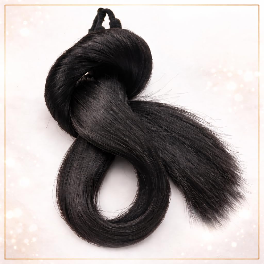 Kausi Jewellers Nakli Hair Wigs for Women & Girls - Long, Bangs Styles & Extensions + Gangawan, Savaram, Cataram, Sadaraa