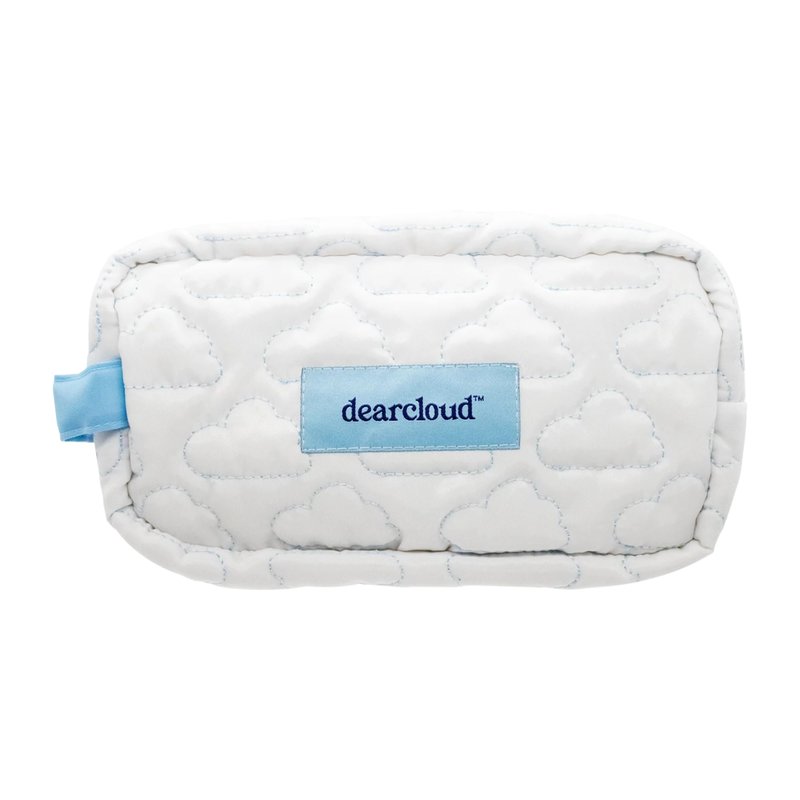 dearcloud Puffy Cloud Cosmetics Bag - Lightweight Makeup Bag & Travel Organizer (Puffy Cloud)