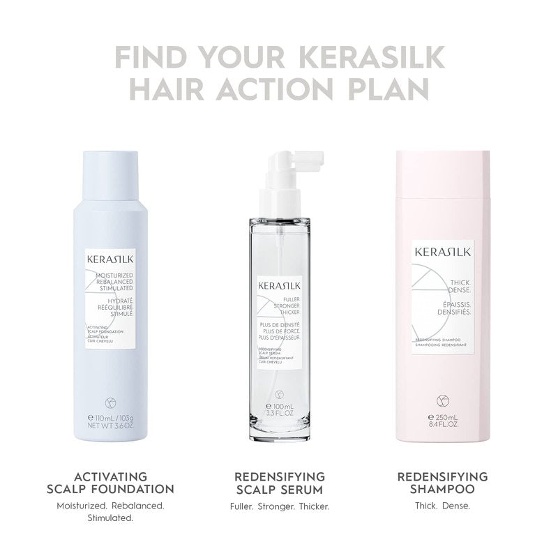 KERASILK Exfoliating Scalp Pre-Wash | Gentle & Deep Cleansing | Removes Excessive Sebum & Dead Skin Cells | Leaves Scalp Feeling Cleansed & Soothed | For All Scalp Types | 250ml