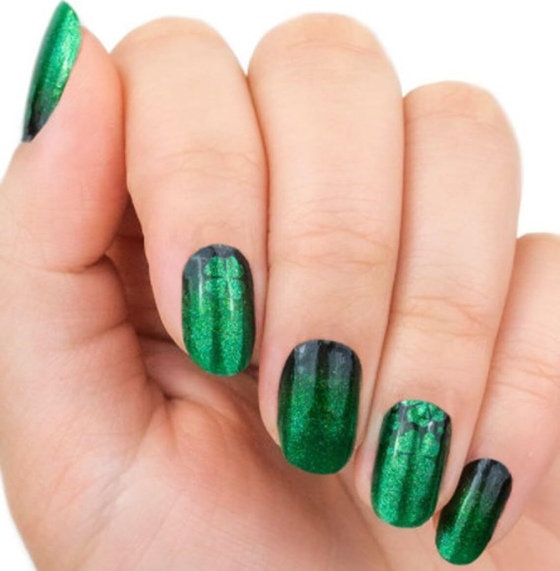 Clover and Out Nail Polish Strips by Color Street | FDS562 - Easy Application