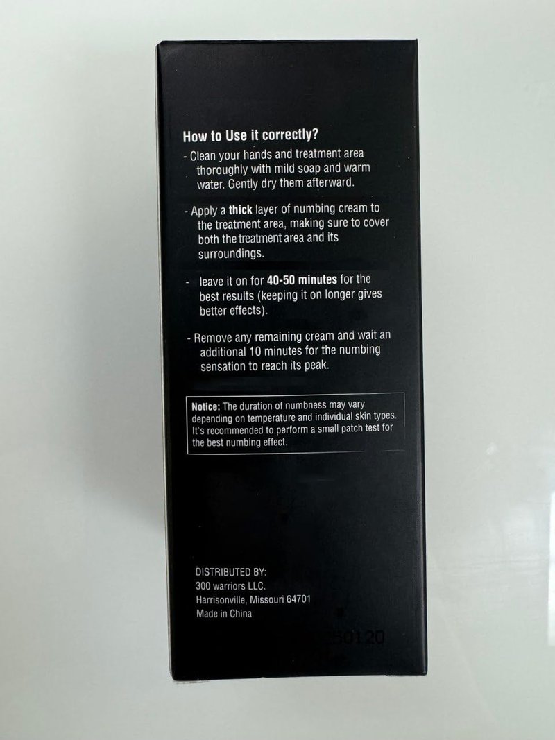Numbing Cream Maximum Strength: Long Lasting Extra Relief with Menthol Arnica and Emu Oil for Hemorrhoids and Other Minor Anorectal Irritations (120ml, 2, Count)