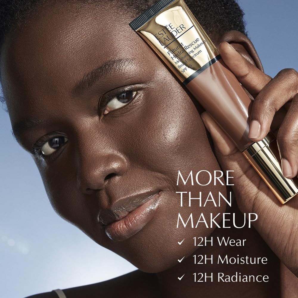 Estée Lauder Futurist Hydra Rescue Moisturizing Foundation Makeup SPF 45 for a 12-Hour Glow, 1.2 Fl Oz, 3N1 Ivory Beige