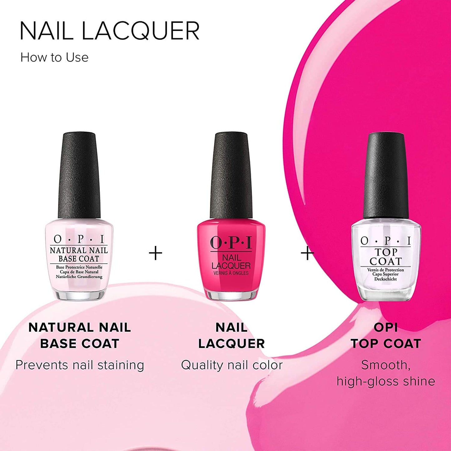 OPI Bubble Bath & Funny Bunny Nail Polish Bundle - Nude Lacquer Set, 0.5 fl oz