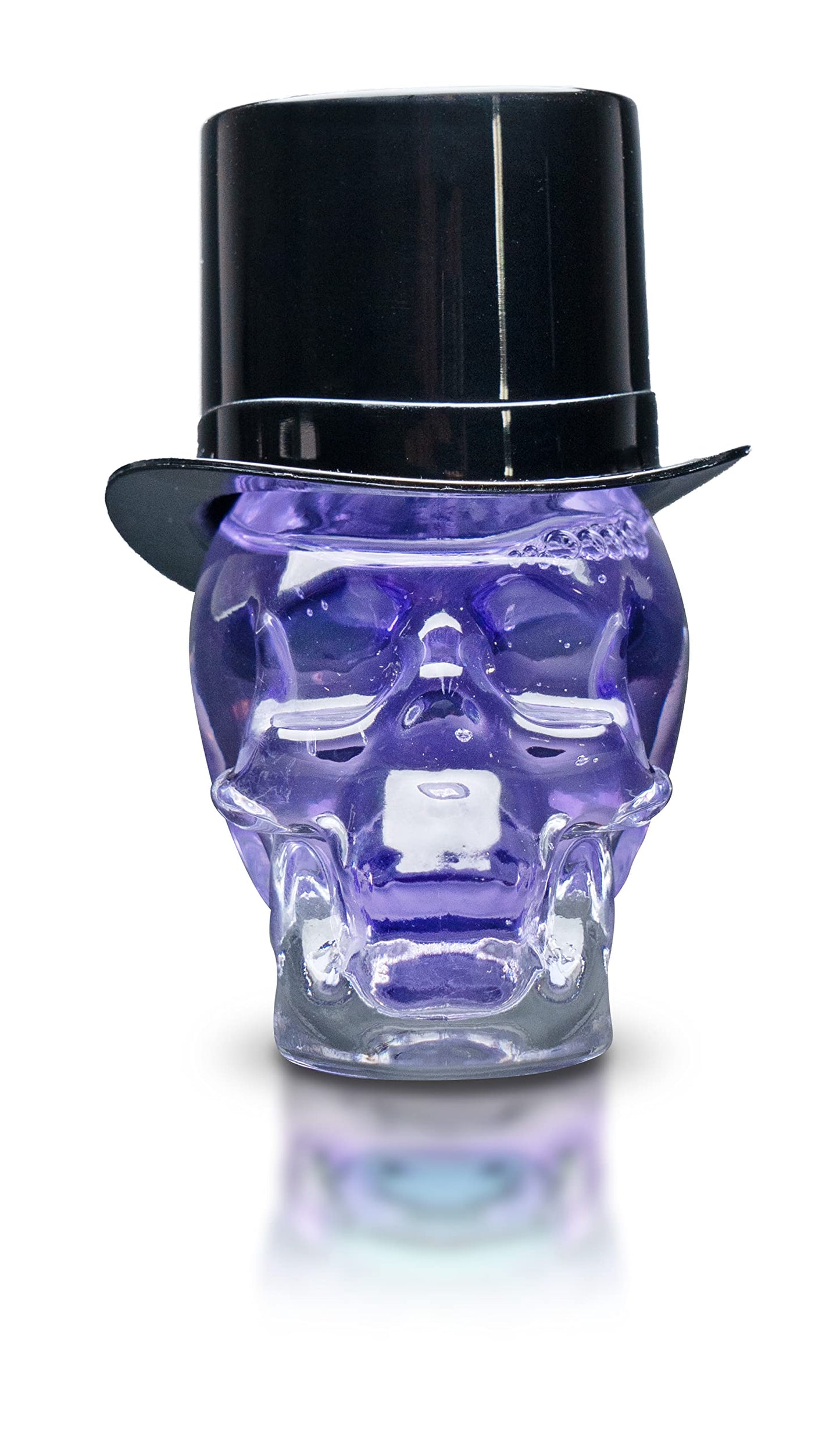 GIBS Grooming - Alpha Male Beard, Hair & Tattoo Oil (1 fl oz) Collectible Glass Skull Bottle - Softens & Strengthens - Skin Moisturizer - Vitamin C - UV Shield - Travel Size - Beard Oil - Made in USA