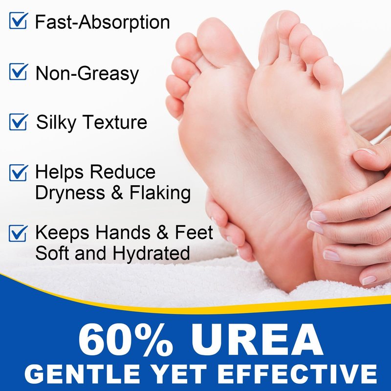 CFXYHNOX 60% Urea with 2% Salicylic Acid Foot Care Stick, Urea Foot Cream Moisturizer for Dry Cracked Feet, Knees, Elbows, Hands, Moisturizes and Hydrates the Dry Skin 1Pack