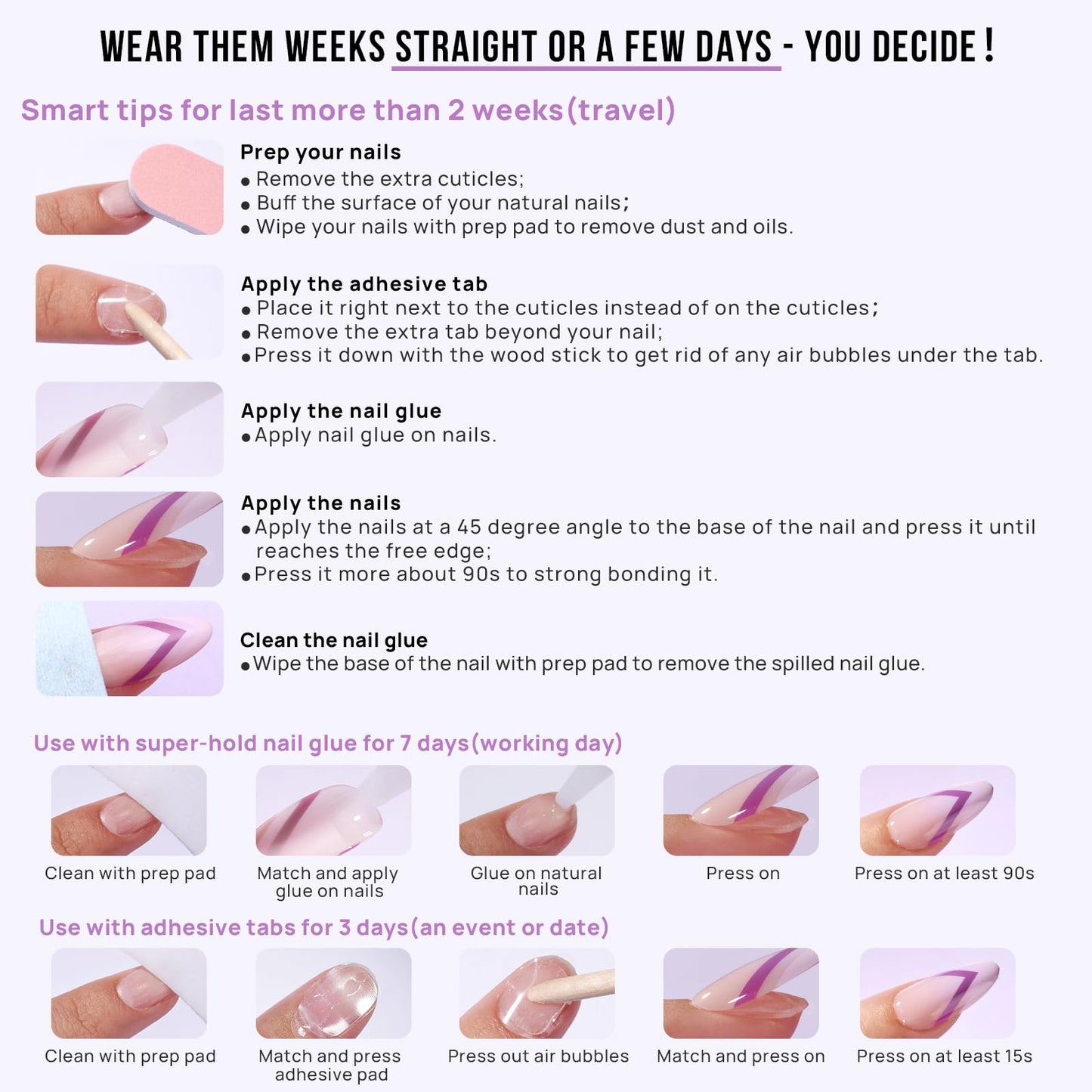 BTArtbox Press On Nails Short - Dark Red Press on Nails, Short Oval Fake Nails with Nail Glue, Fit Perfectly & Natural Reusable Stick on Nails in 16 Sizes Soft Gel Nail Kit, Coffee Bean