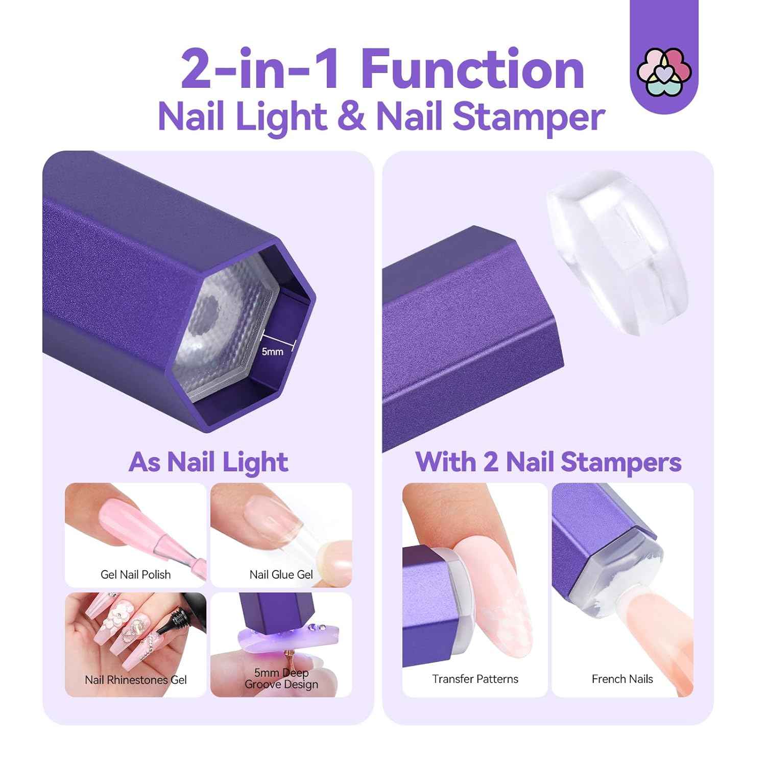 SAVILAND 30-Color Dip Powder Nail Kit with UV Light & Nail Drill - Starter Set for Spring/Summer