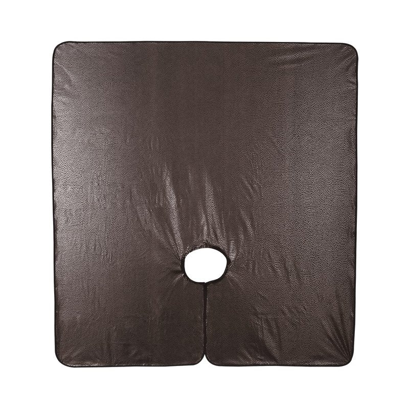 Cricket Encore All Purpose Professional Salon Cape - Waterproof, Bleach Proof, Adjustable Neck - Extra-Large Coverage, White Gold