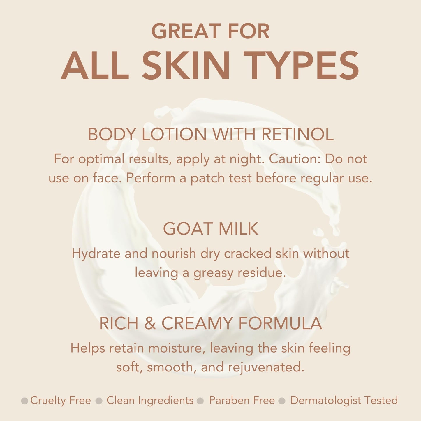 Dionis Goat Milk Retinol Body Lotion 6 oz (Pack of 1)