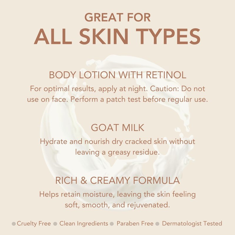 Dionis Goat Milk Retinol Body Lotion 6 oz (Pack of 1)