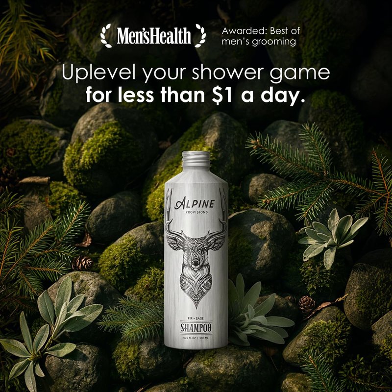 Natural Organic Shampoo with Fir & Sage - Plant-Based Hydrating Formula for Men & Women | 16.9 fl oz
