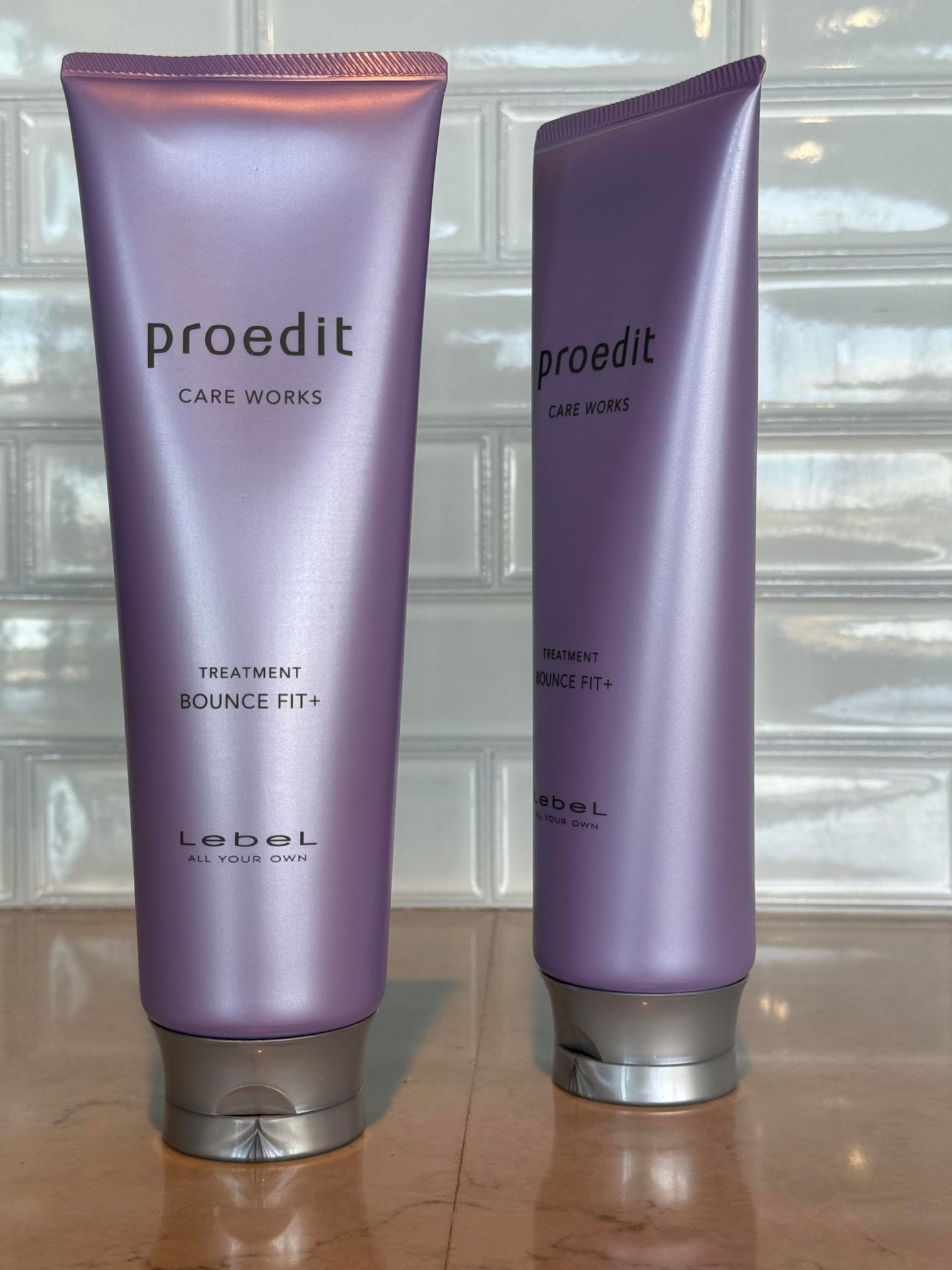 Lebel Proedit Care Works Bounce Fit+ Hair Treatment Mask: Deep Moisture & Elasticity for Dry, Damaged or Processed Hair, 8.4 oz