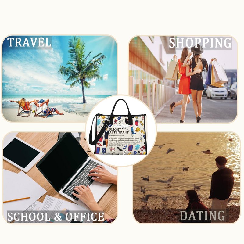 MEIKIUP Flight Attendant Gifts Air Stewardess Cosmetic Travel Bag Stewardess Aviation Makeup Pouch (Flight Attendant HB)