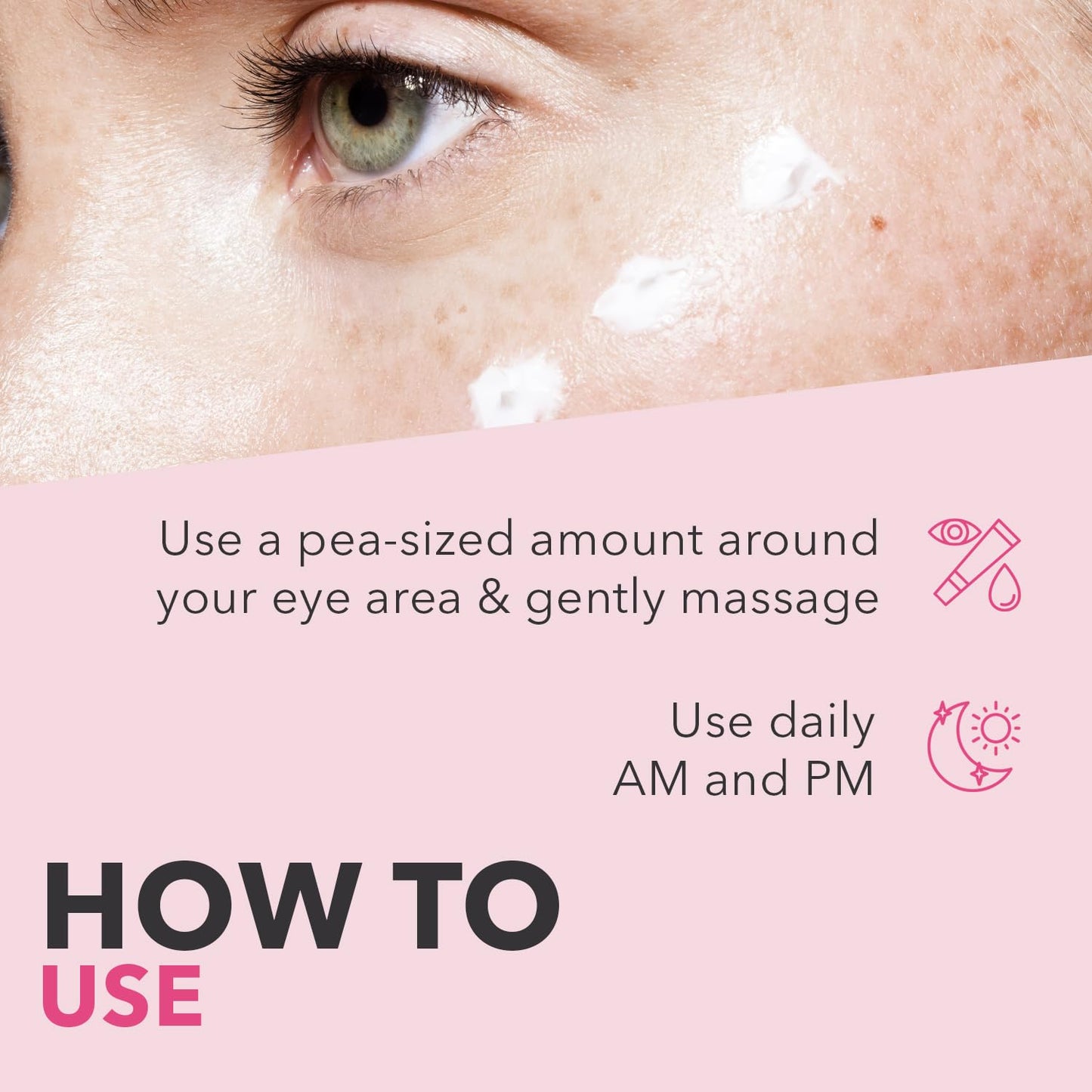 Beyou. Caffeine Eye Cream – K-Beauty Clean Skin Care – Anti-Aging Hydrating Under Eyes Cream with Caffeine and Hyaluronic Acid – Reduces Puffiness, Dark Circles & Fine Lines – Korean Skincare – 0.5 oz