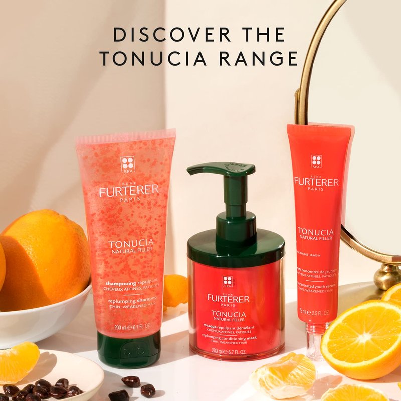 Rene Furterer TONUCIA Replumping Shampoo - Revitalize Thin, Weakened Hair - Silicone-Free | Travel Size