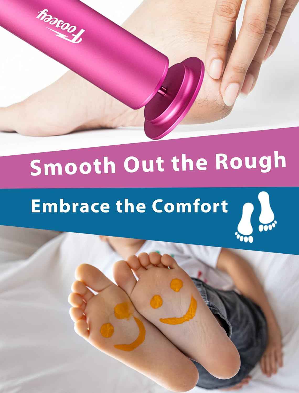 Professional Foot Callus Remover Kit with 120 Extra Disks for Smooth Feet