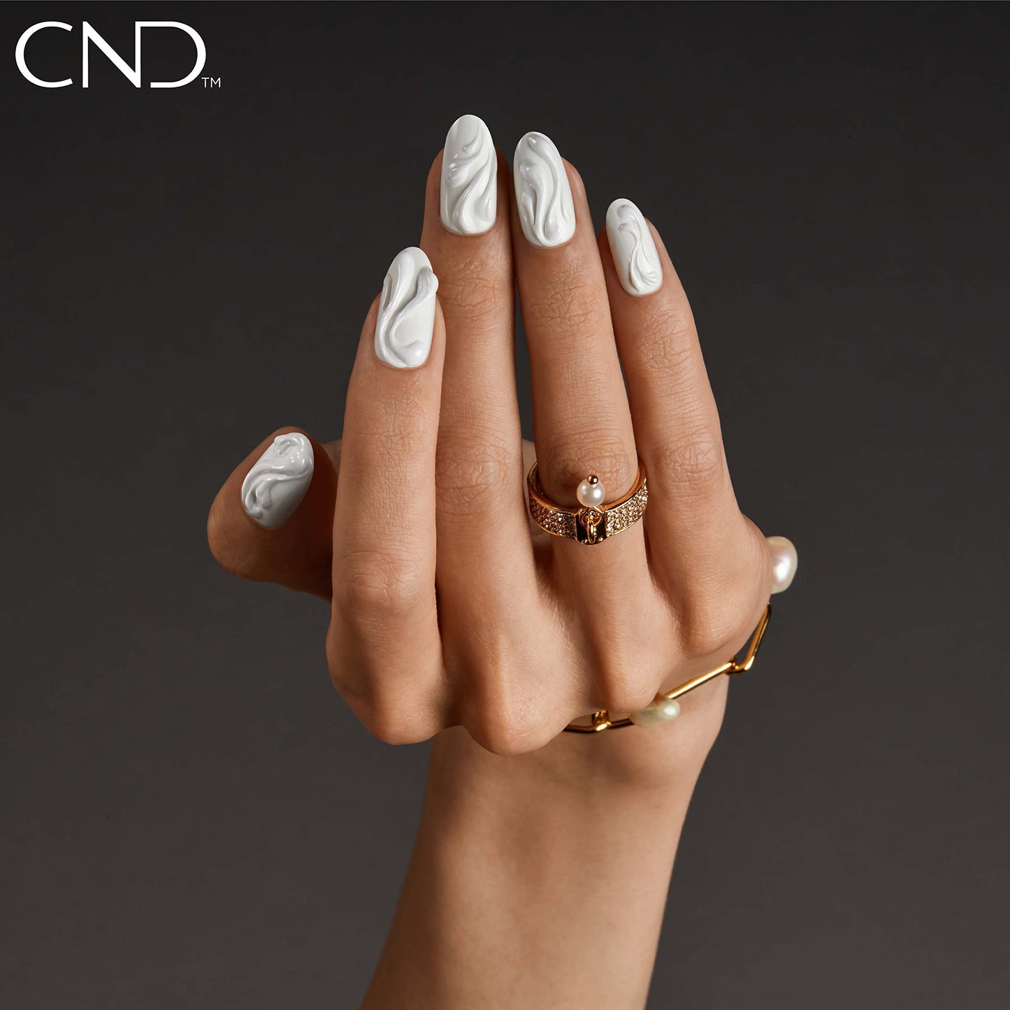 CND Vinylux Longwear White Nail Polish, White Button Down, 0.5 fl oz