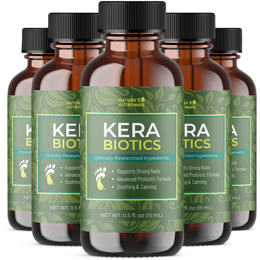 Daily Foot & Nail Support with Probiotics & Plant Extracts – KeraBiotics 15ml