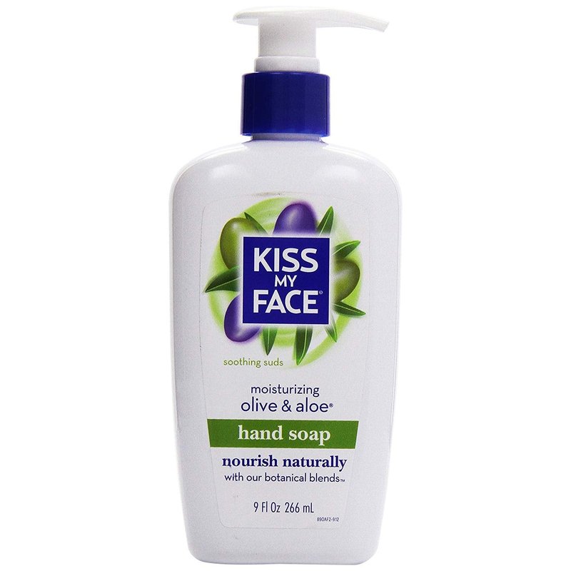 Kiss My Face Moisturizing Hand Soap, Olive & Aloe, 9 Fl Oz (Pack of 3)