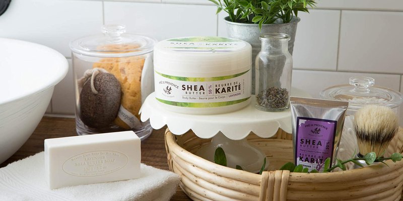 Pre de Provence Beurre De Karité Moisturizing Collection, Shea Butter Enriched Nourishing, Body Butter, 500 ML, Lavender