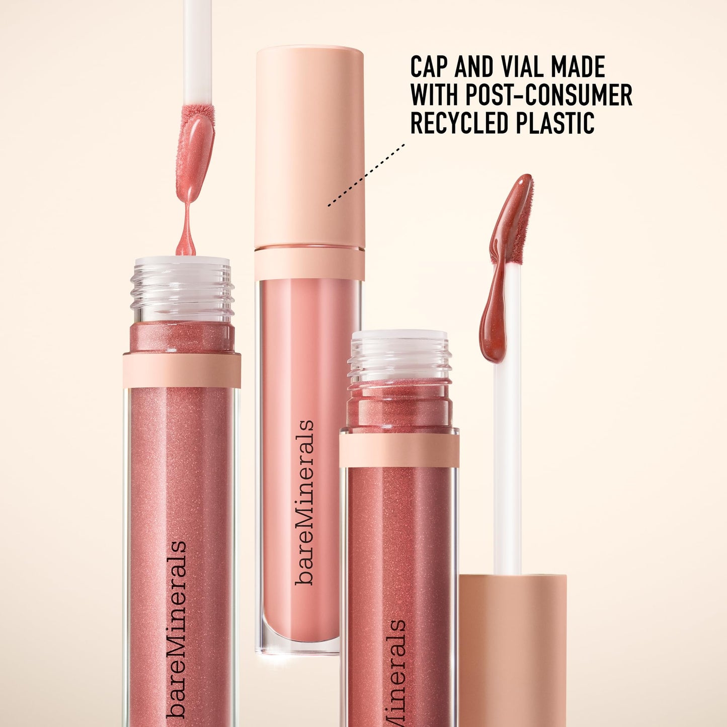 bareMinerals Mineralist Lip Gloss-Balm, Peace, Vegan, Cruelty-Free & Dermatologist-Tested