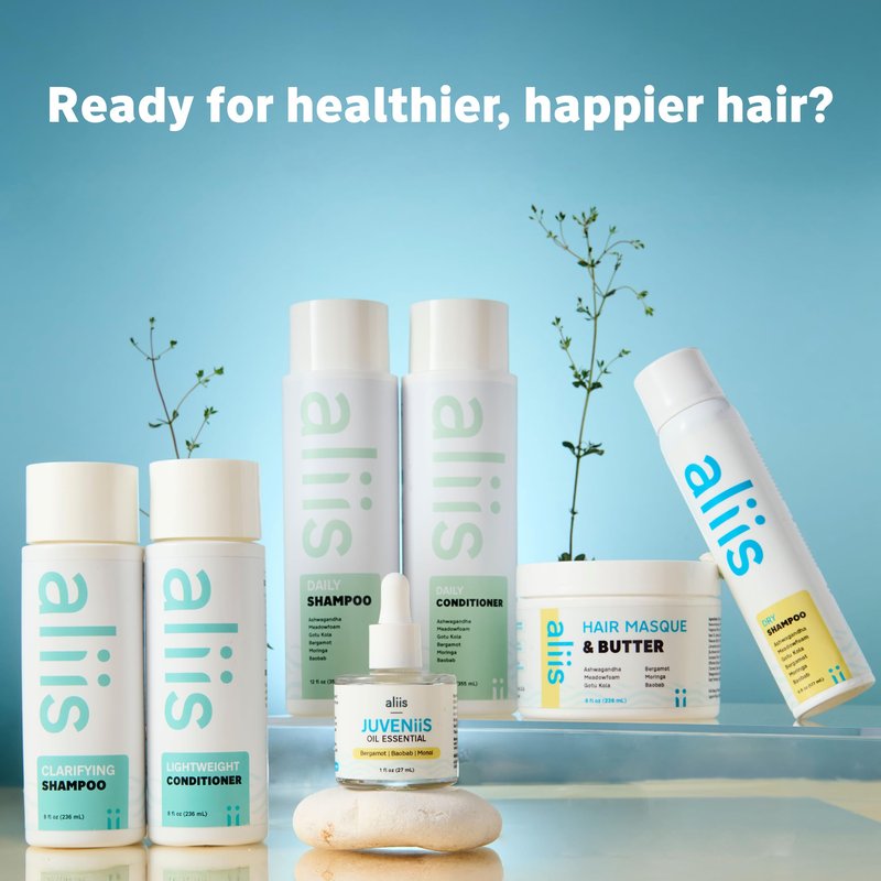 ALIIS Hair Masque & Butter – Deep Conditioning Hair Mask for Dry, Damaged & Frizzy Hair – Moisture-Rich Treatment for Softness, Frizz Control & Shine – Plant-Based, Color-Safe, Sulfate-Free – 8 oz